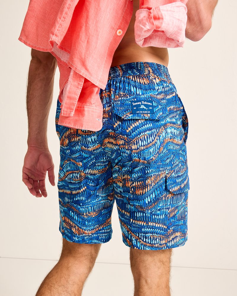 Big & Tall Baja Monte Rio Geo Boardshorts