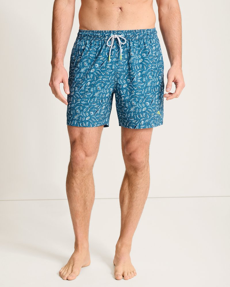 Big & Tall Naples Night Schooled Swim Trunks