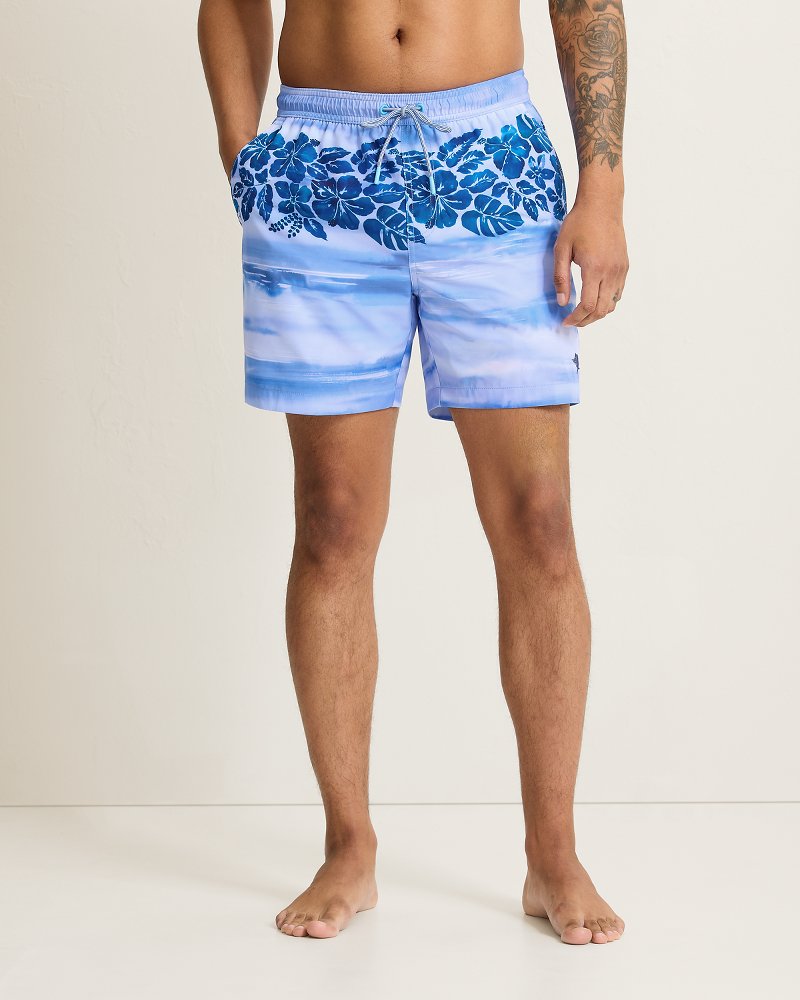 Big & Tall Naples Sapphire Shores Swim Trunks