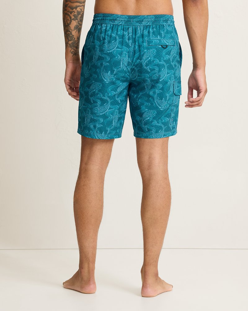 Big & Tall Baja Feeling Koi-Ful Boardshorts