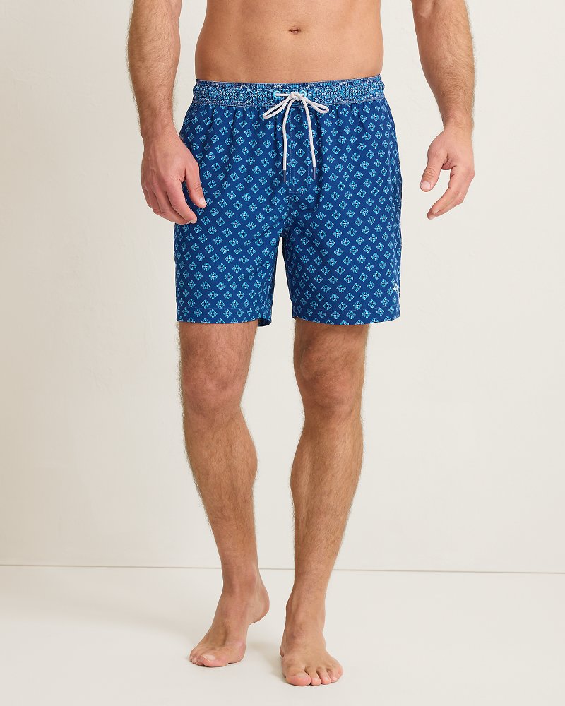Big & Tall Naples Goa Geo Swim Trunks