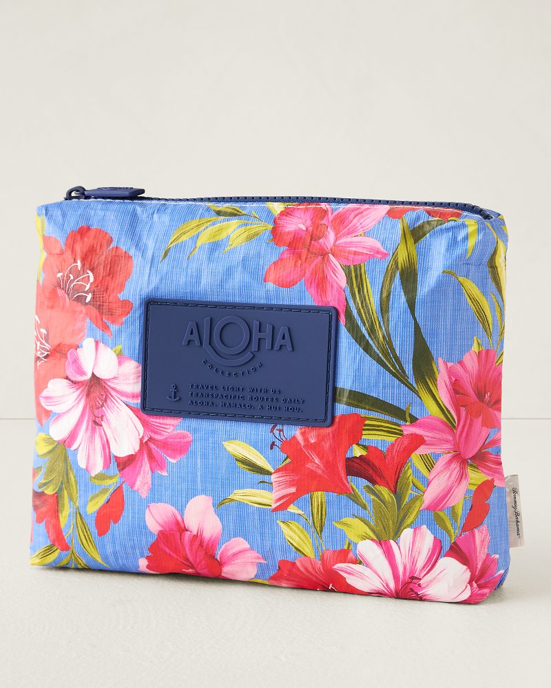 Aloha Collection Chambray Beach Small Pouch