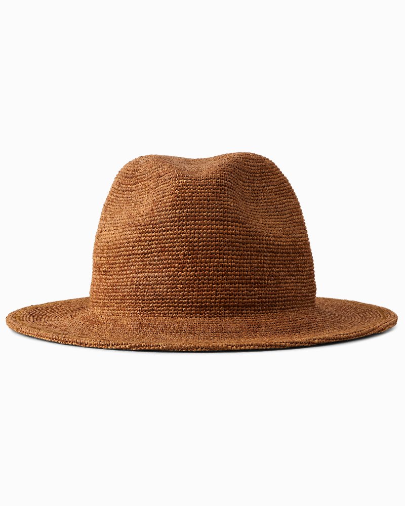 Chloe Crochet Raffia Fedora