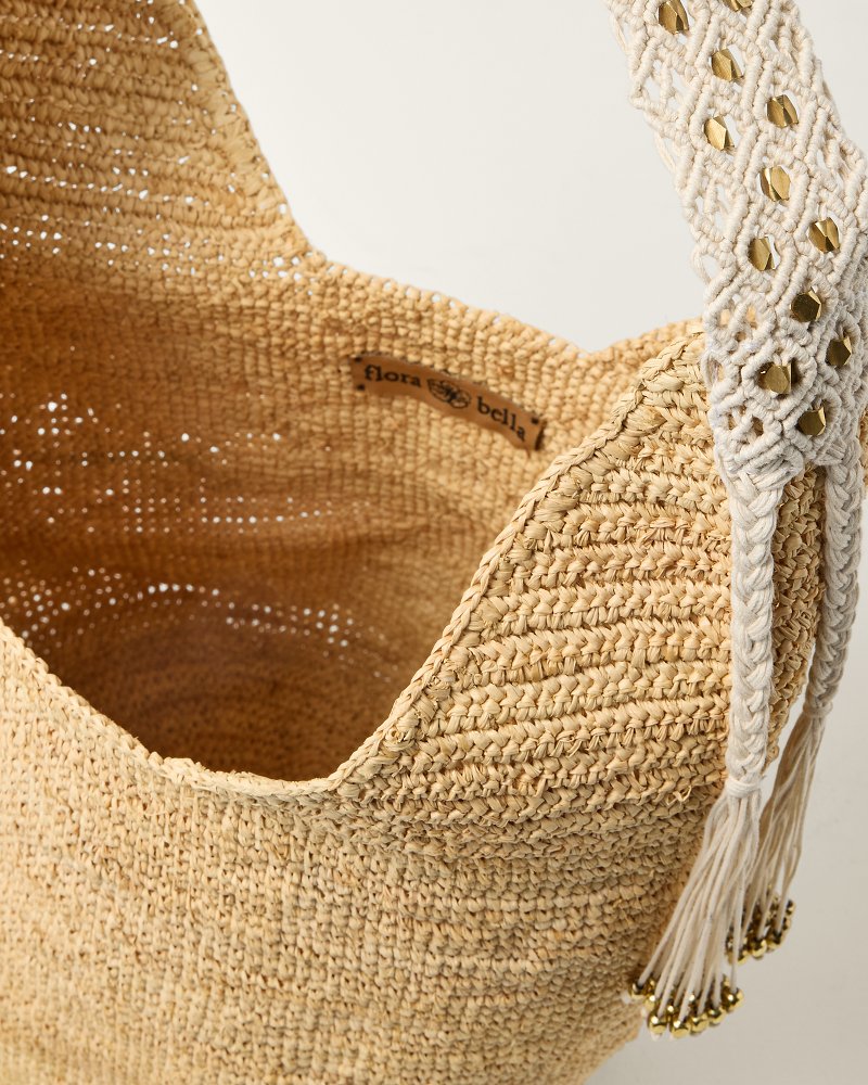 Coachello Crochet Raffia Handbag