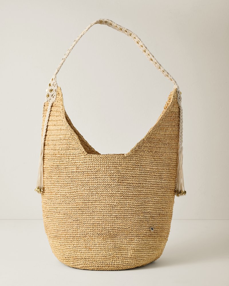 Coachello Crochet Raffia Handbag