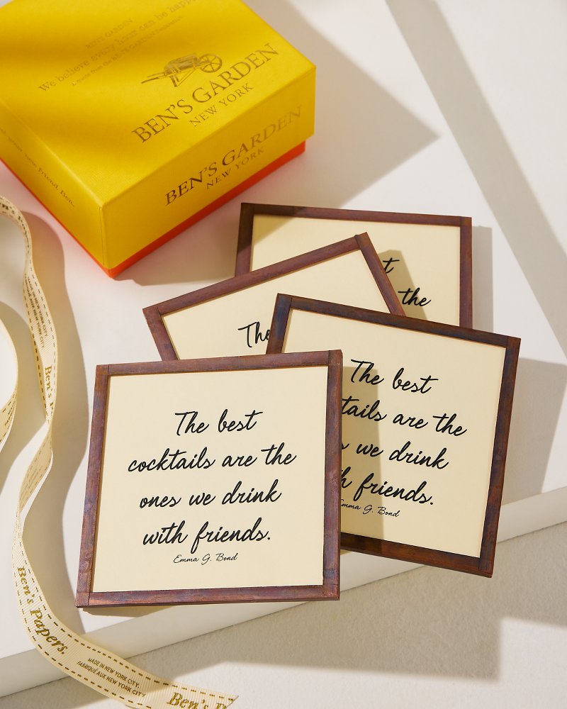 The Best Cocktails Coaster Giftset