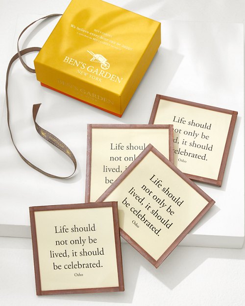 Life Not Only Lived Coaster Gift Set