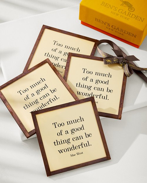 Too Much of a Good Thing Coaster Gift Set