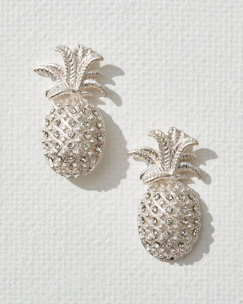 Island Essence Pineapple Stud Earrings