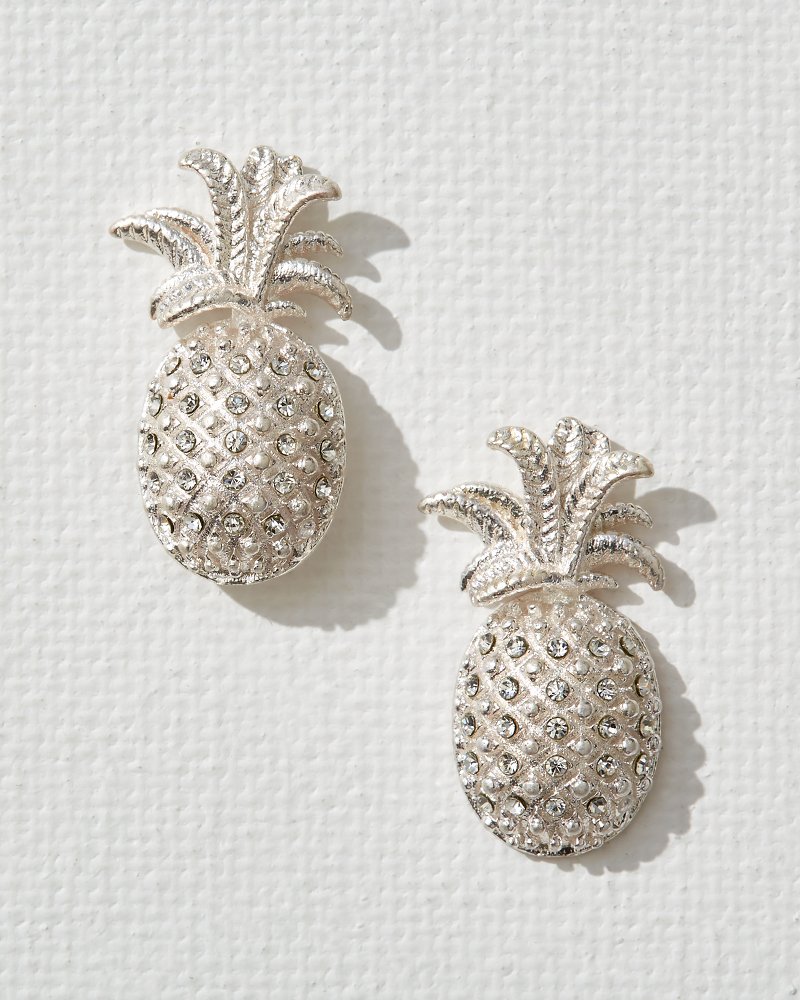 Pineapple deals pearl earrings