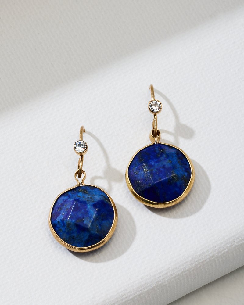 Sapphire Seas Lapis Drop Earrings