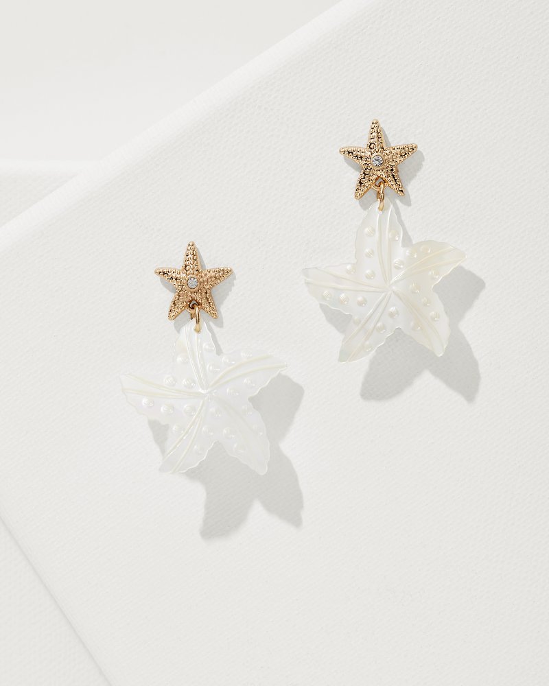 Sapphire Seas Starfish Drop Earrings