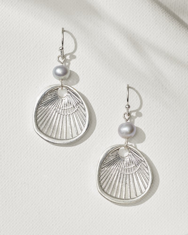 Tropical Oasis Shell Drop Earrings