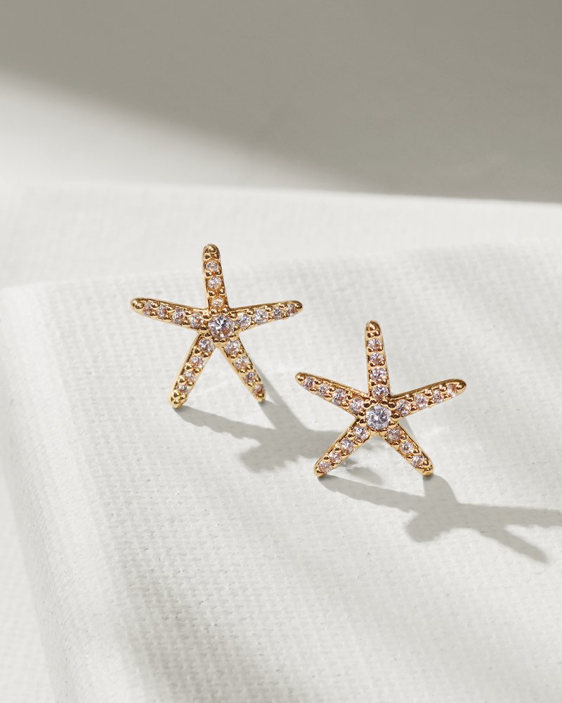 Gold Coast Starfish Stud Earrings