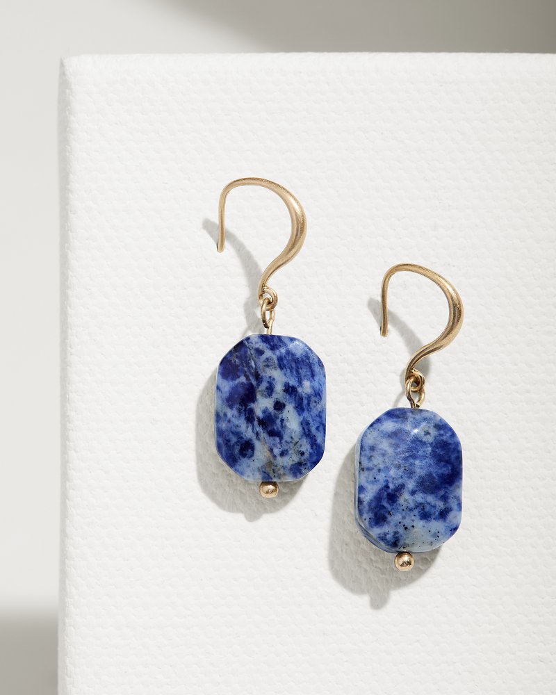 Indigo Shore Semi-Precious Stone Drop Earrings