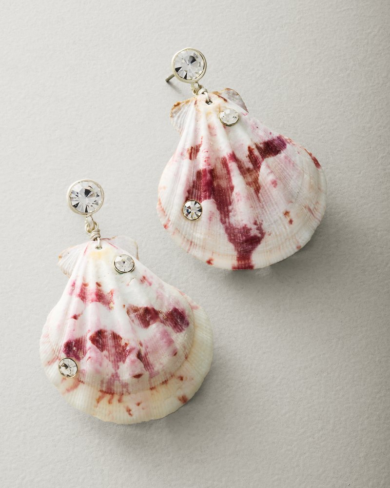 Lagoon Natural Shell Drop Earrings