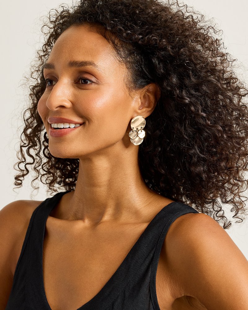 Marina Coast Multi Disc Drop Earring