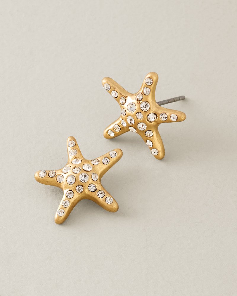 Celestial Sea Starfish Stud Earrings
