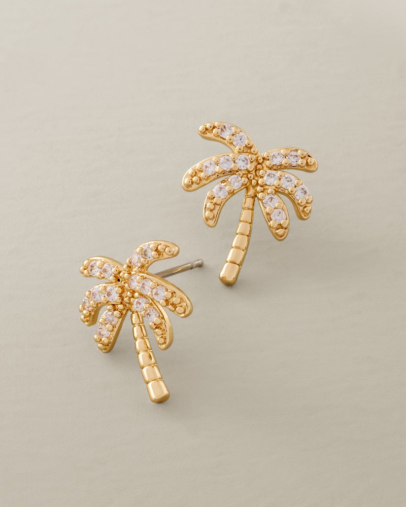 Flora Palms Palm Tree Stud Earrings