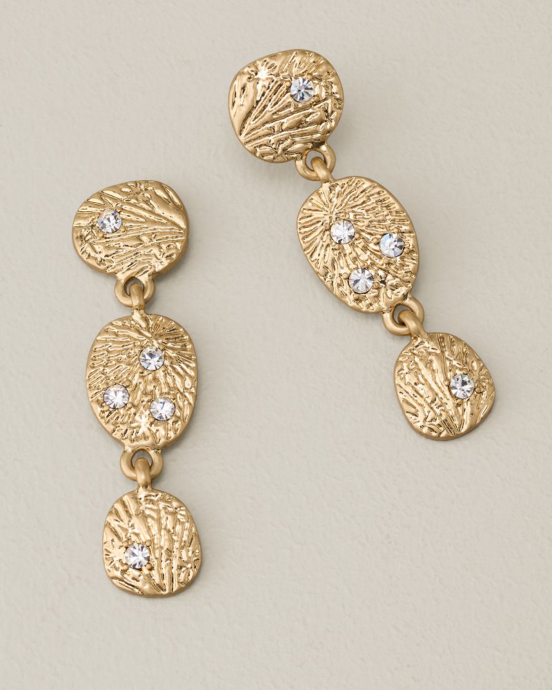 Marina Sol Textured Disc Earrings