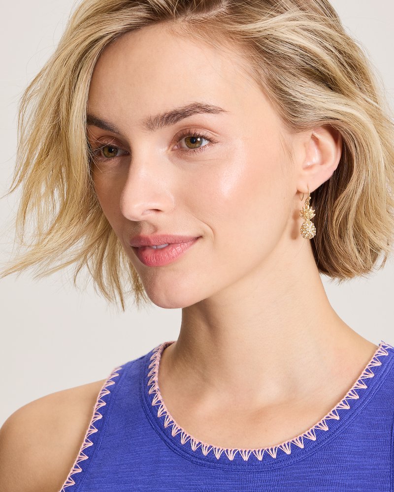 Terra Laguna Pineapple Drop Earrings