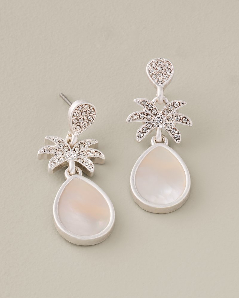 Coastal Heirloom Mother of Pearl Pineapple Drop Earrings