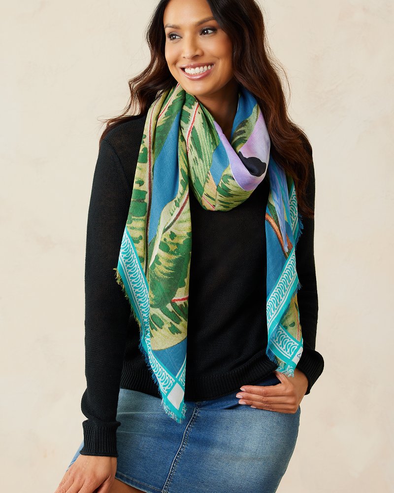 Two Toucans Square Scarf