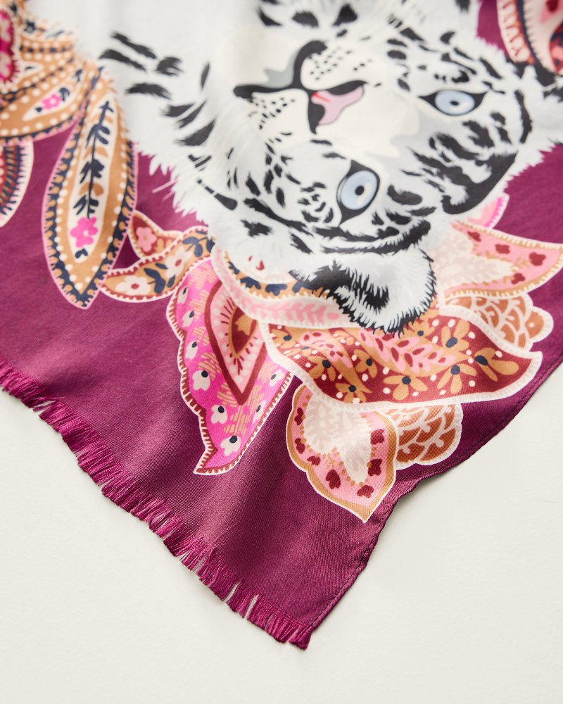 Silk Novelty Paisley Scarf