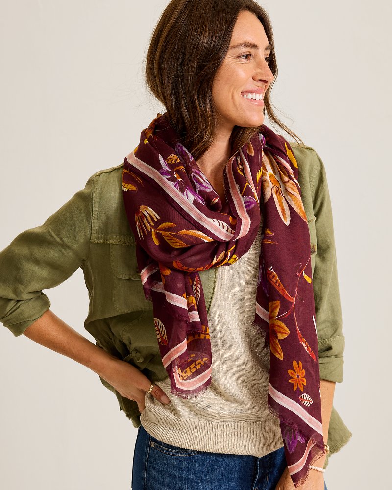 Autumn Floral Wrap