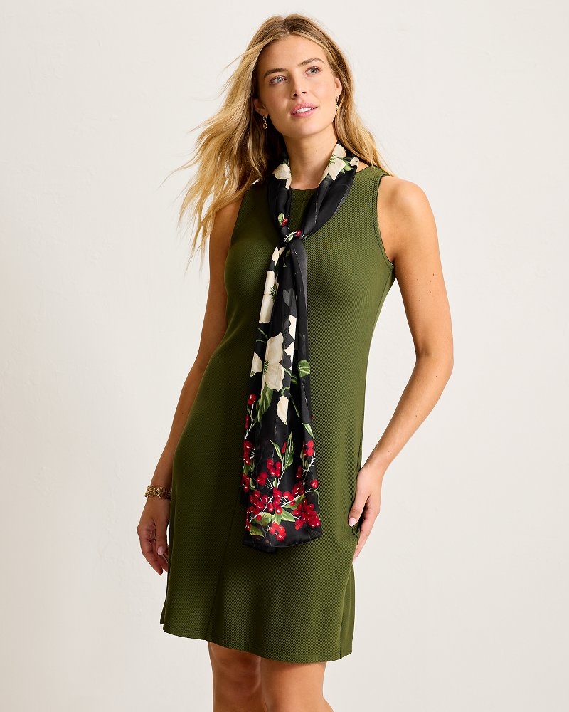 Amaryllis Silk Scarf