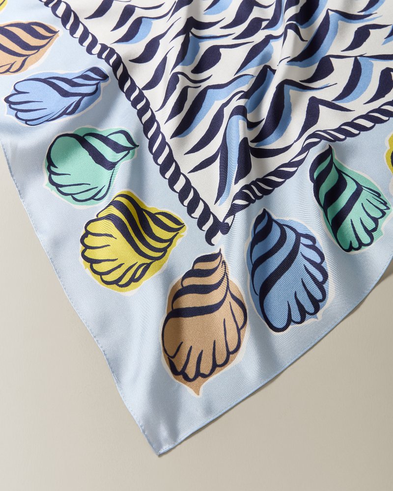 Sail Away Silk Square Scarf thumbnail 3