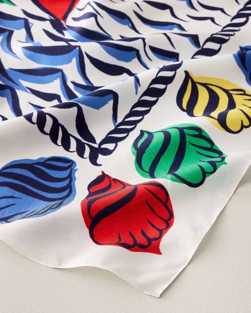 Sail Away Silk Square Scarf thumbnail 3