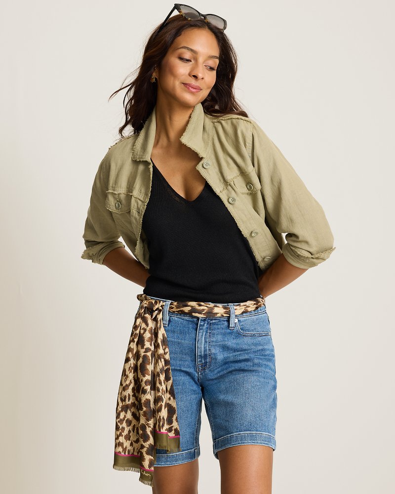 Leopard Silk Scarf