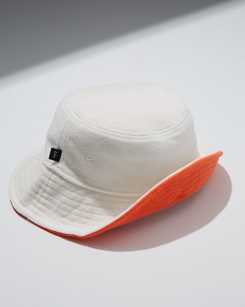 Reversible Terry Cloth Bucket Hat