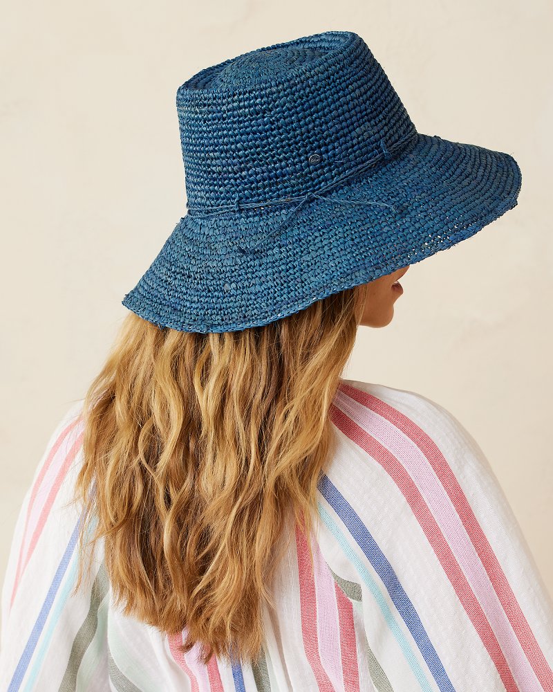 Packable Raffia Bucket Hat