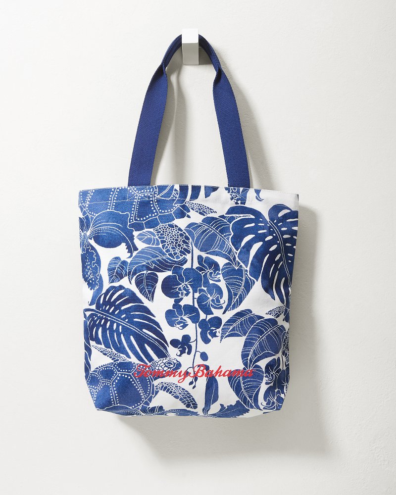 Palm print beach discount bag