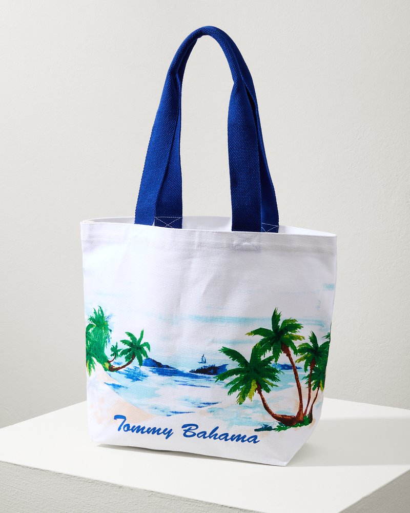 Beach Print Reusable Tote