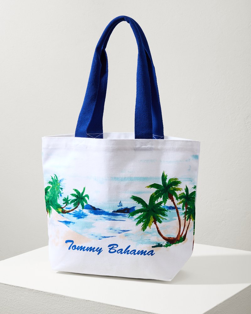 Beach Print Reusable Tote