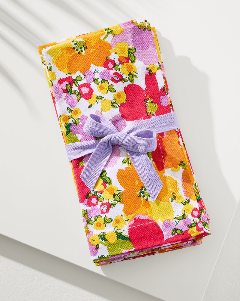 Springtime Floral Napkin — Set of 4