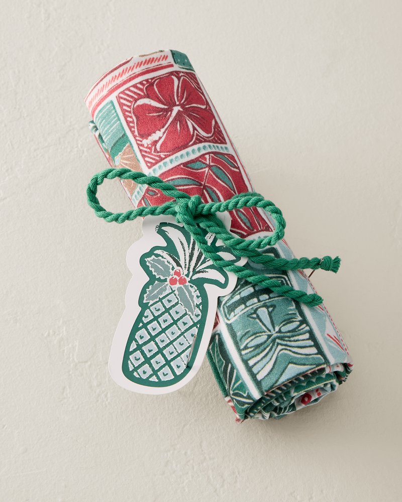 Patchwork Holiday Bar Towel