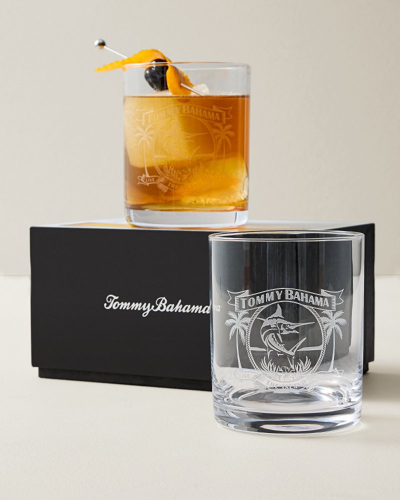 Marlin Bar Double Old-Fashioned 15-oz. Glasses - Set of 2