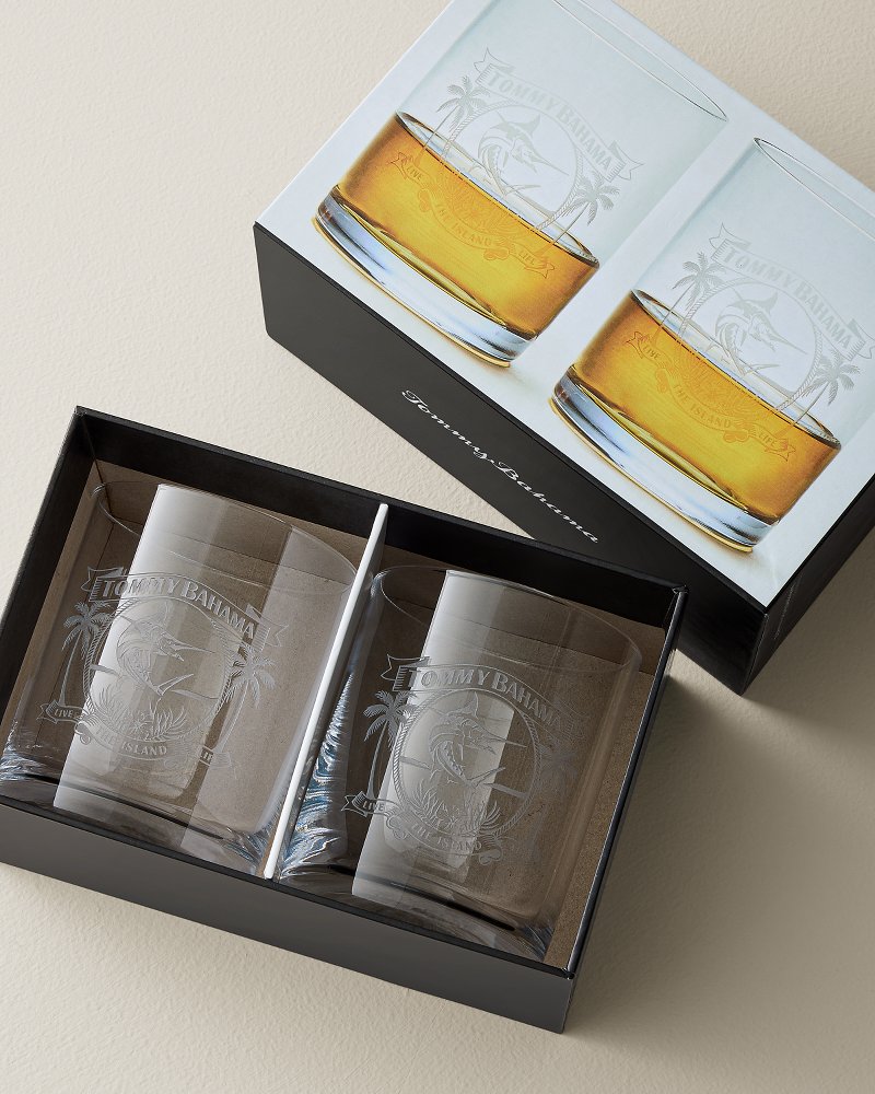 Marlin Bar Double Old-Fashioned 15-oz. Glasses - Set of 2