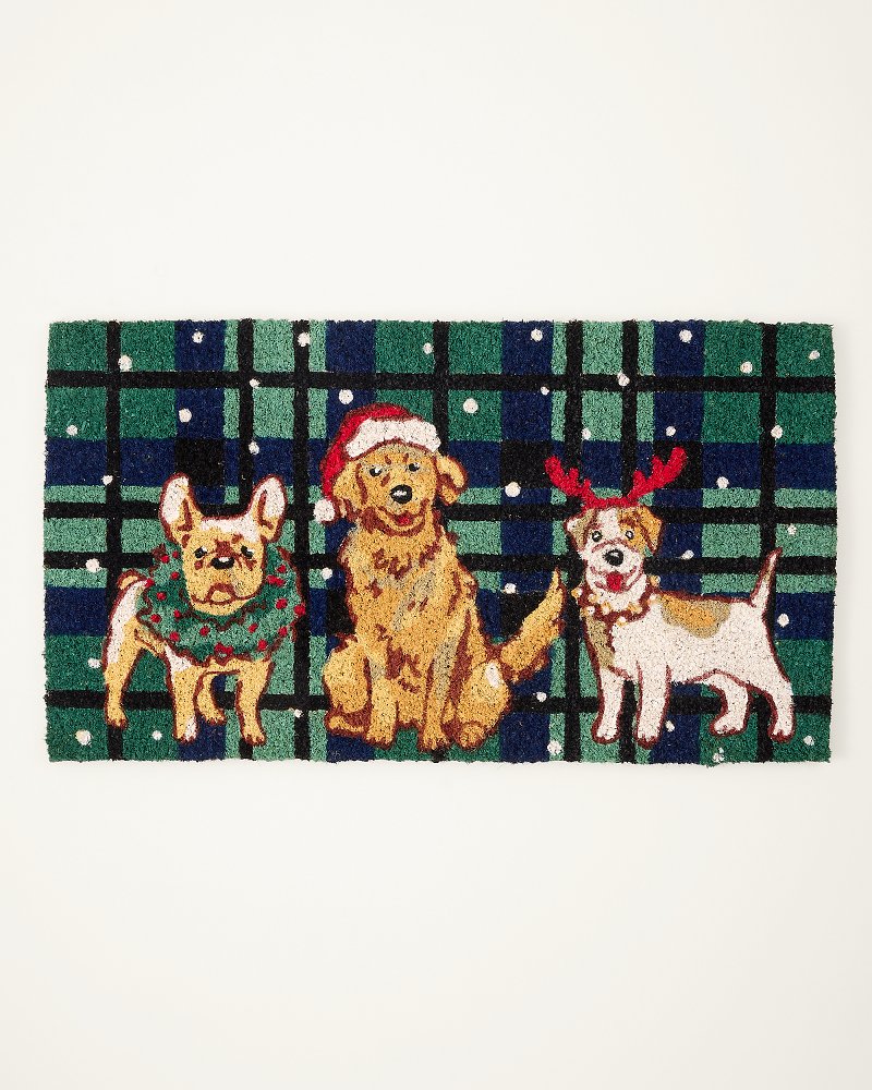 Dogs Trio Coir Door Mat
