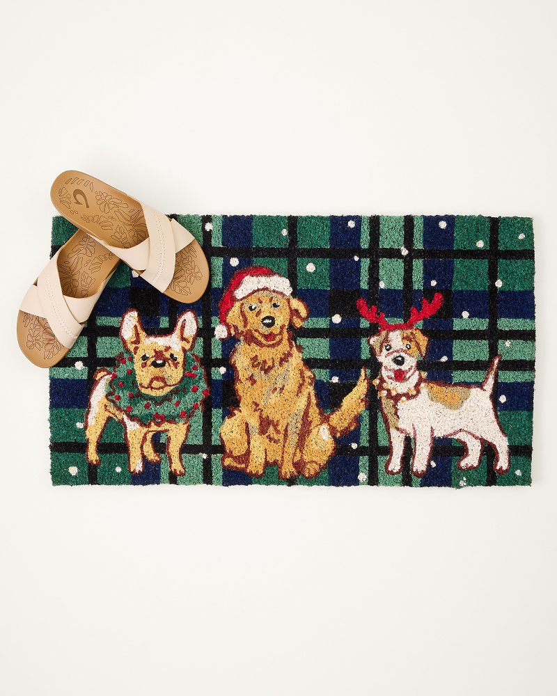 Dogs Trio Coir Door Mat