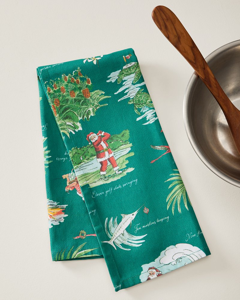 12 Days of Paradise Bar Towel