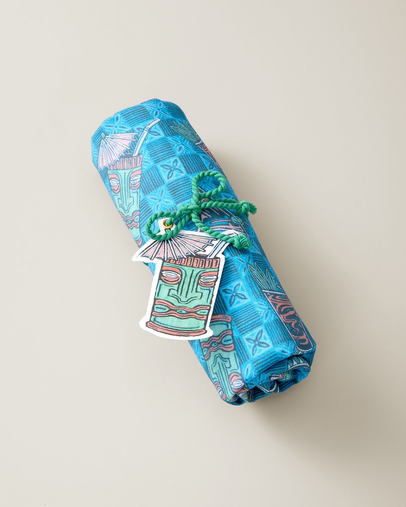 Tiki Print Bar Towel