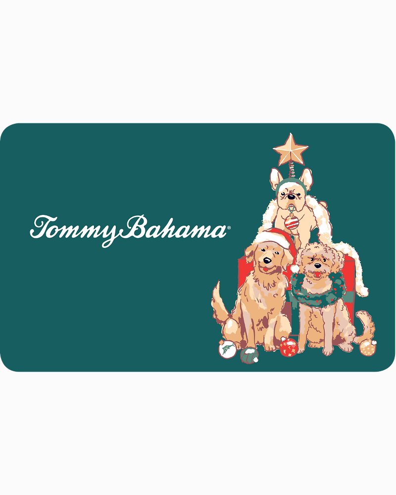 Tommy Bahama Holiday Dogs Gift Card