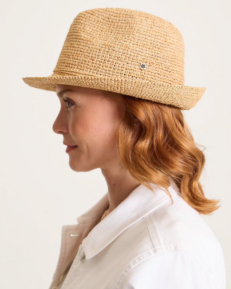 Gigi Crochet Raffia Hat