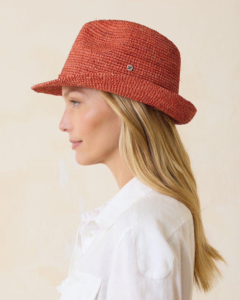 Gigi Crochet Raffia Hat