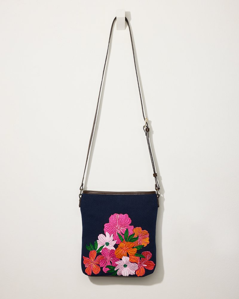 Sunshine Express linen crossbody bag